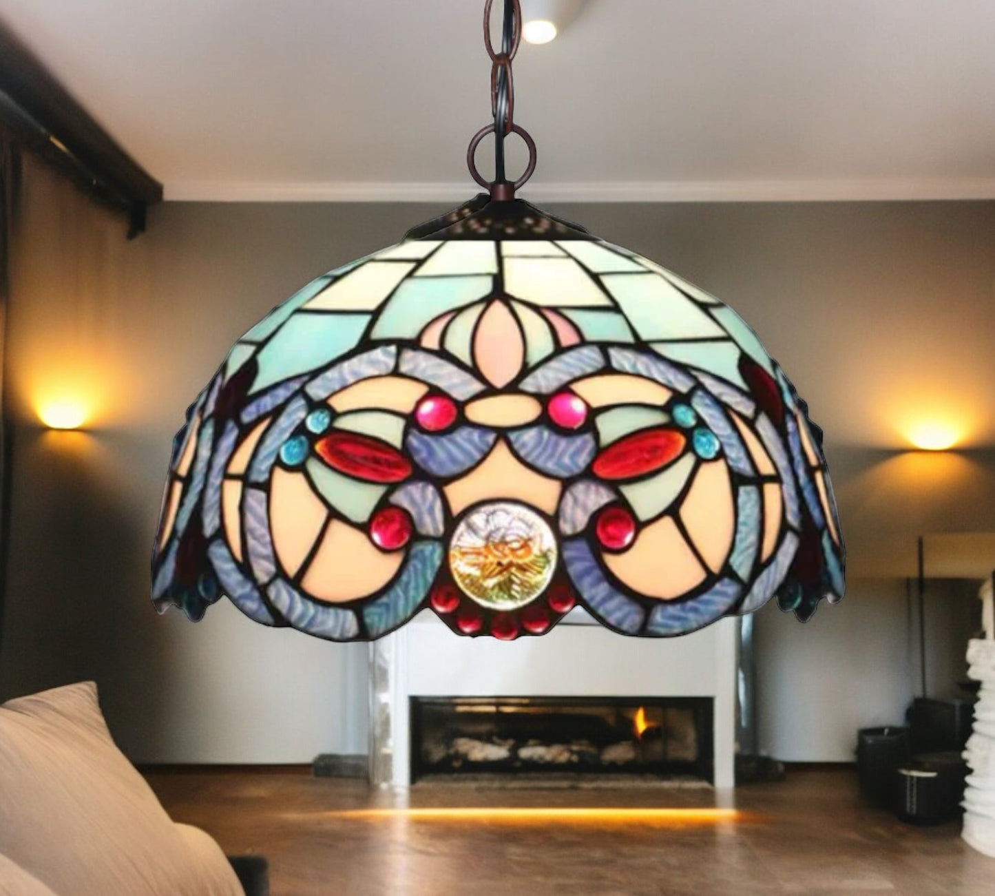 Tiffany Pendant Lamp 30cm shade (12089C)