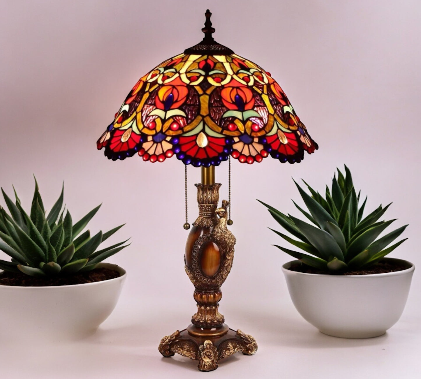 Tiffany Table Lamp 40cm Shade (15025)