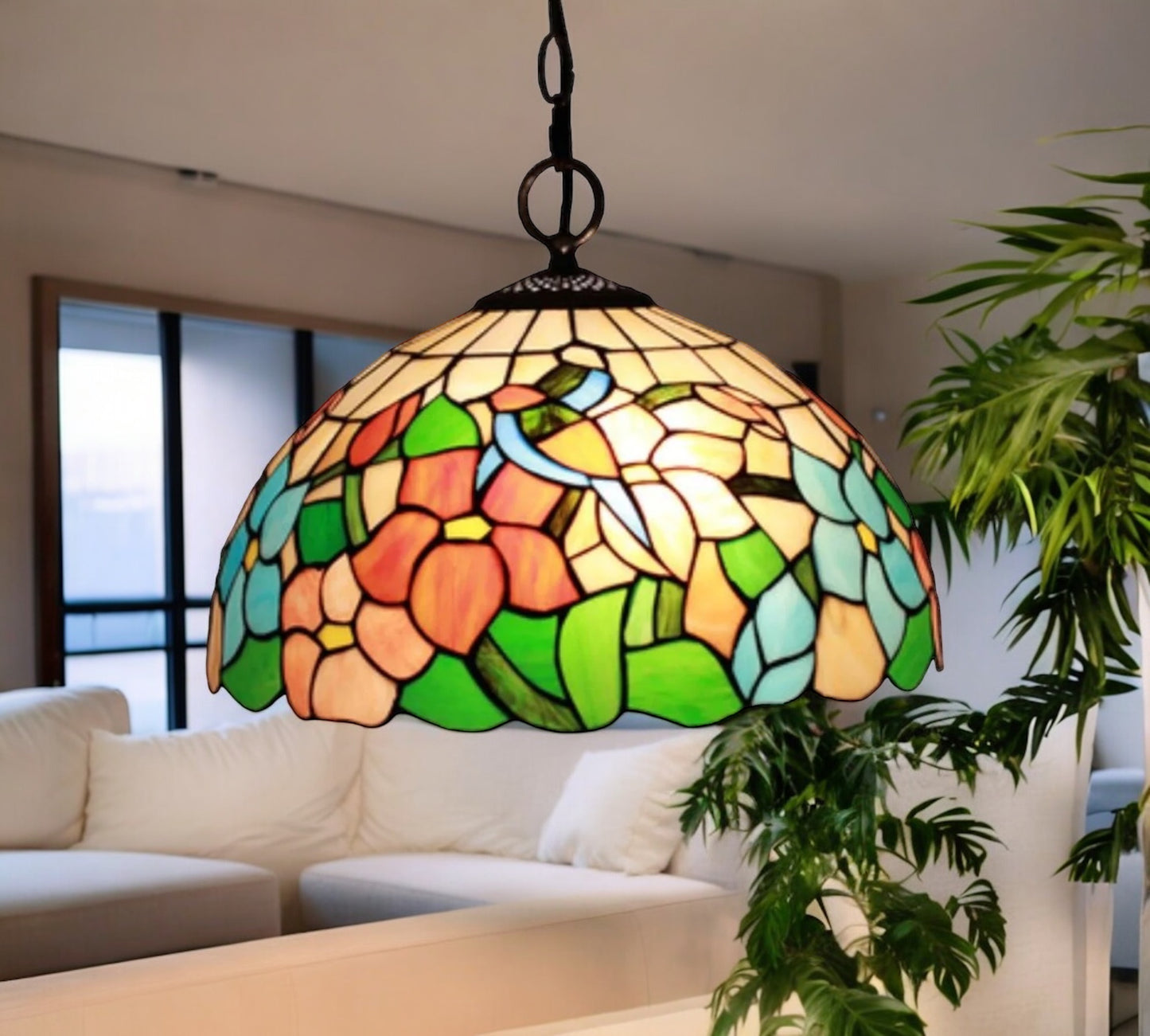 Tiffany Pendant Lamp 40cm shade (16027C)