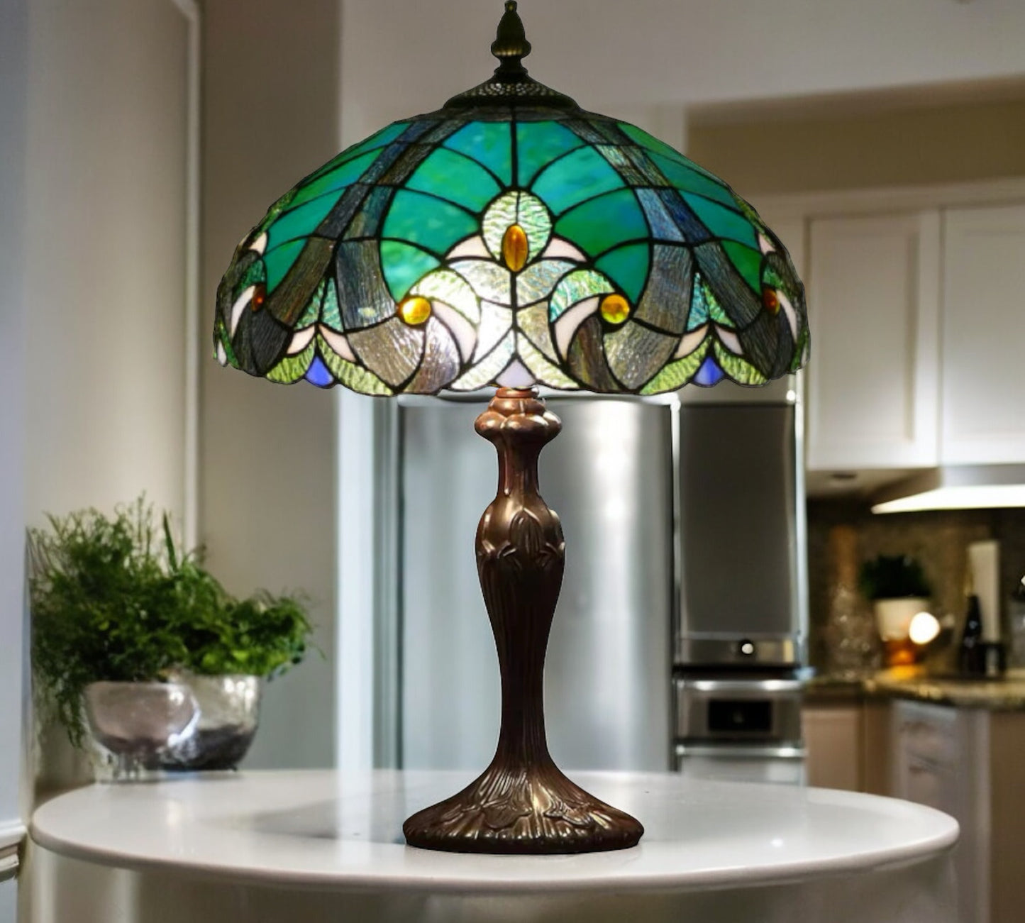 Tiffany Table Lamp 40cm Shade (15011)