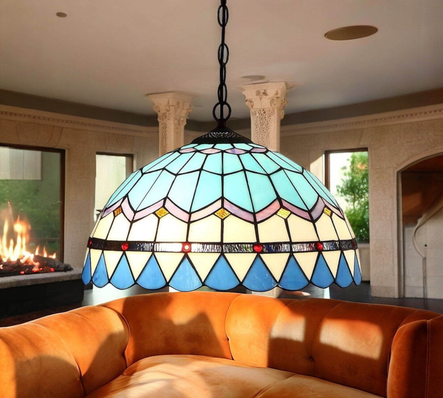 Tiffany Pendant Lamp 40cm shade (16101C)