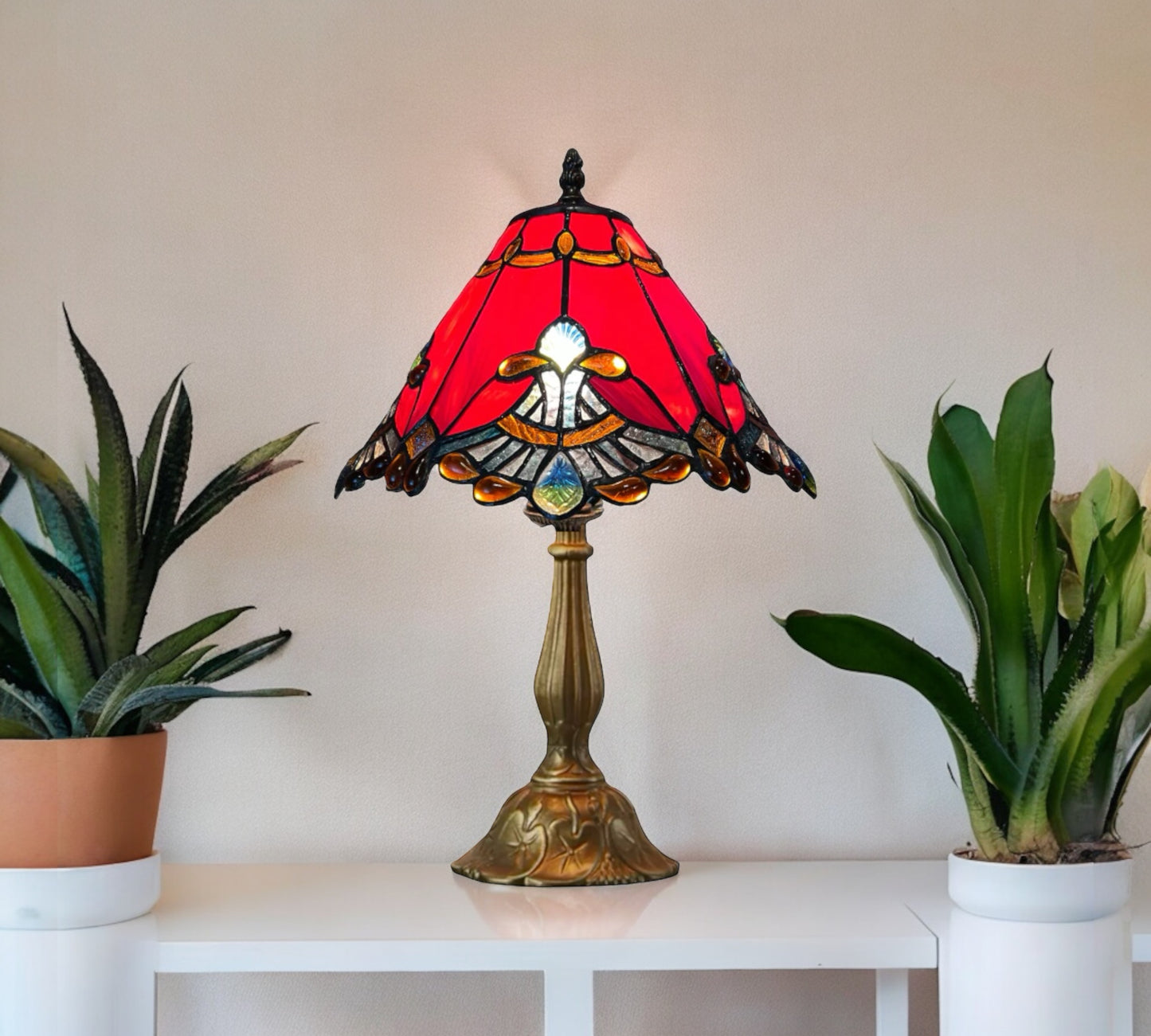 Tiffany Table Lamp (12001R)