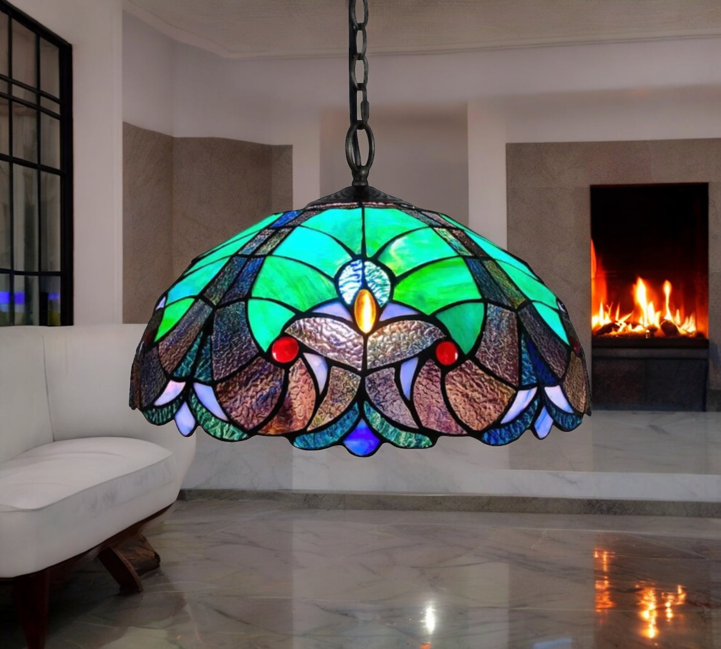 Tiffany Pendant Lamp 40cm shade (16013C)