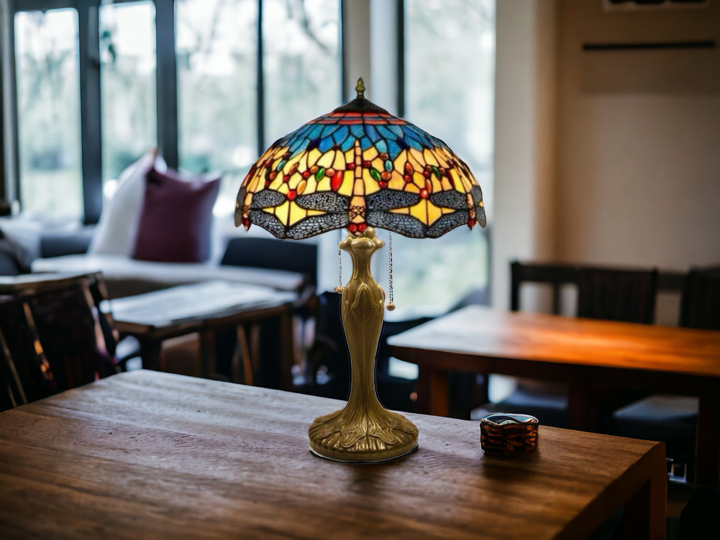 Tiffany Table Lamp 40cm Shade (15043)