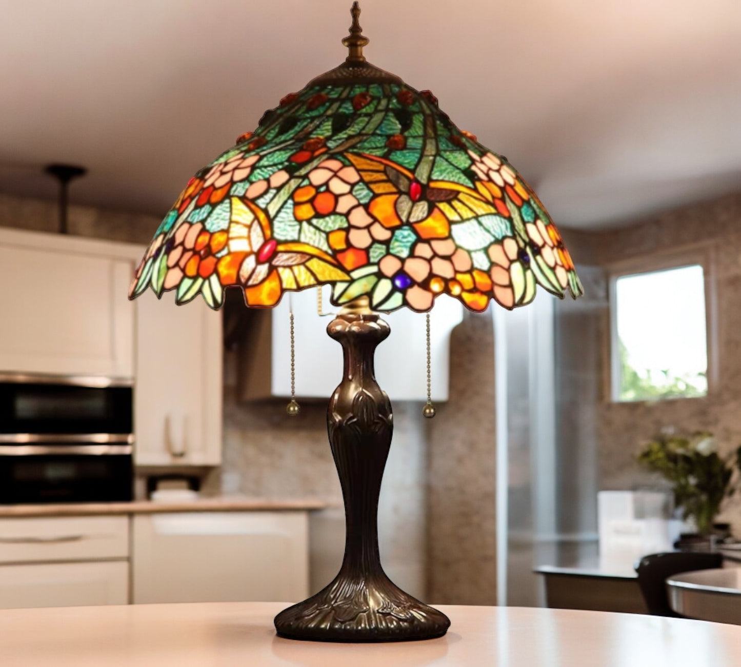 Tiffany Table Lamp 40cm Shade (15042)