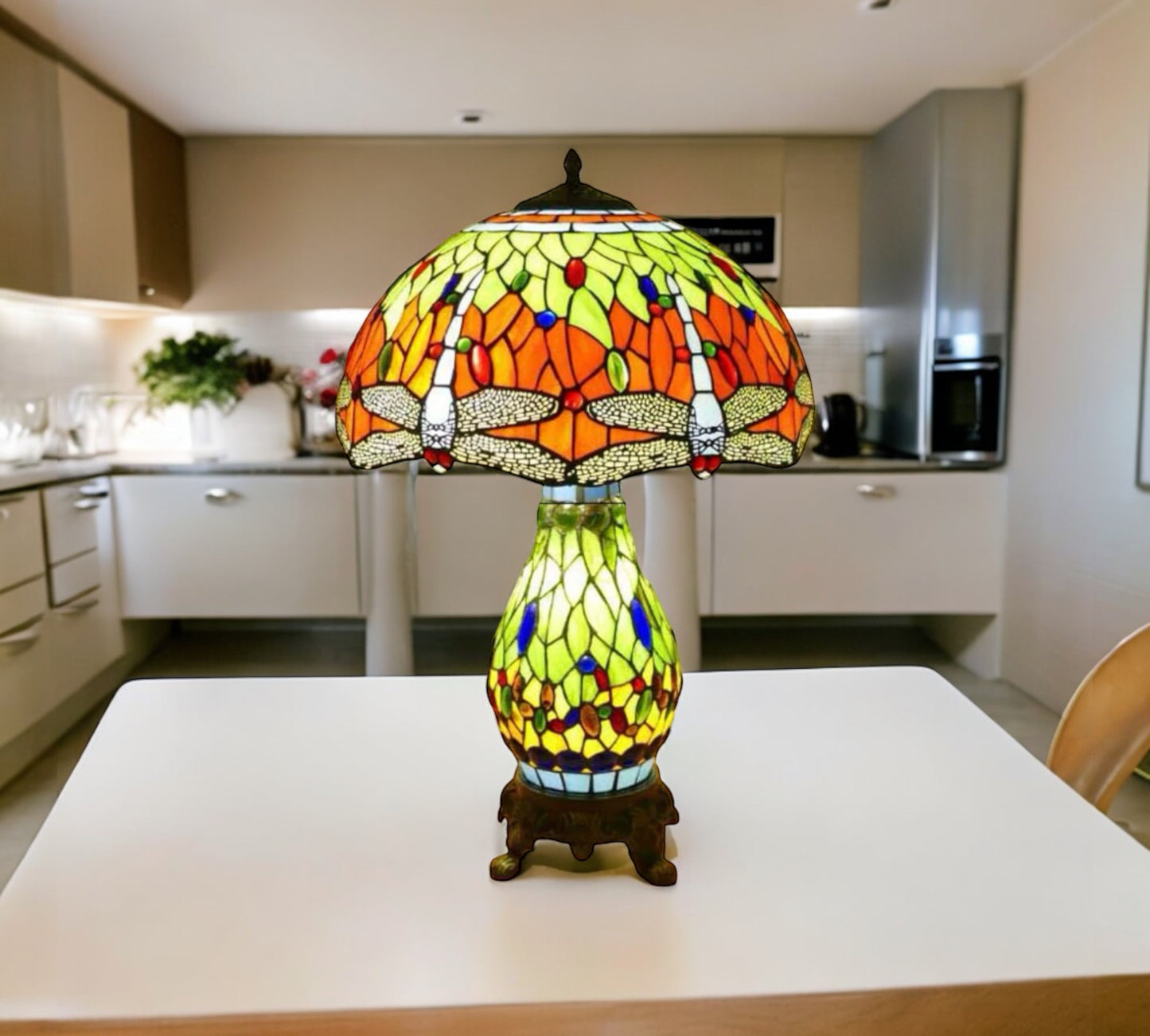 Tiffany Table Lamp (12076D)