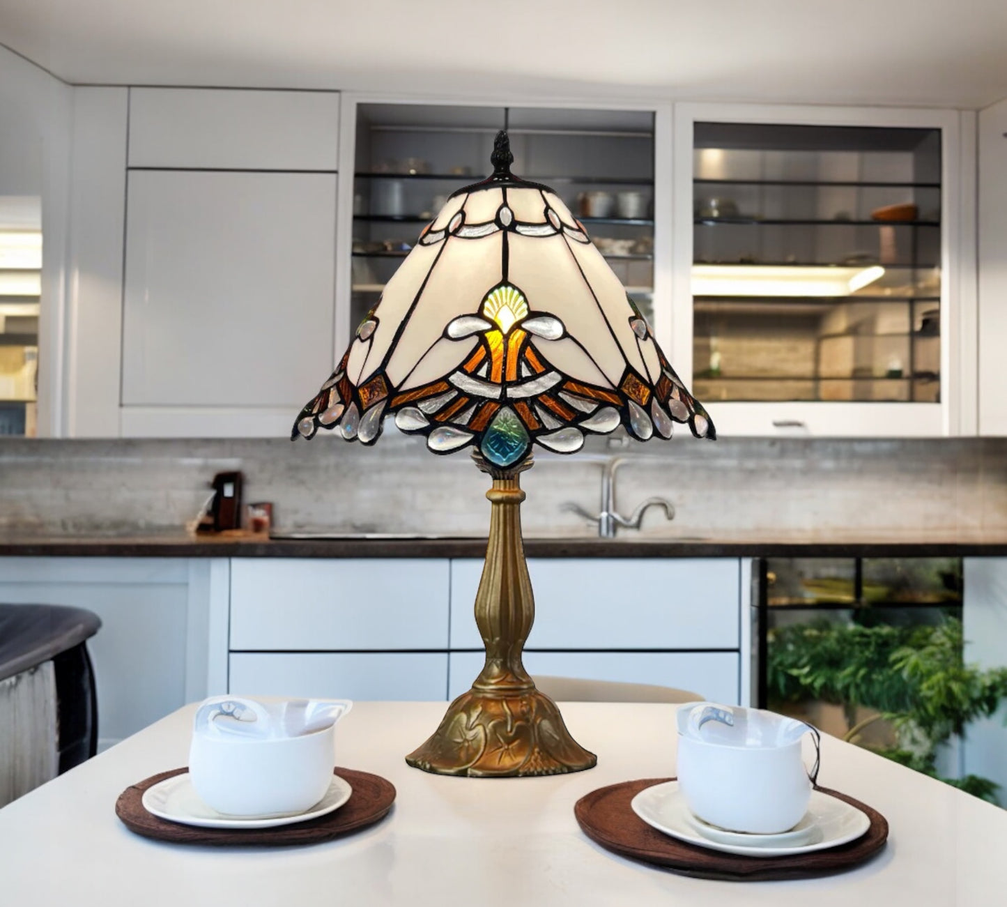 Tiffany Table Lamp (12001W)