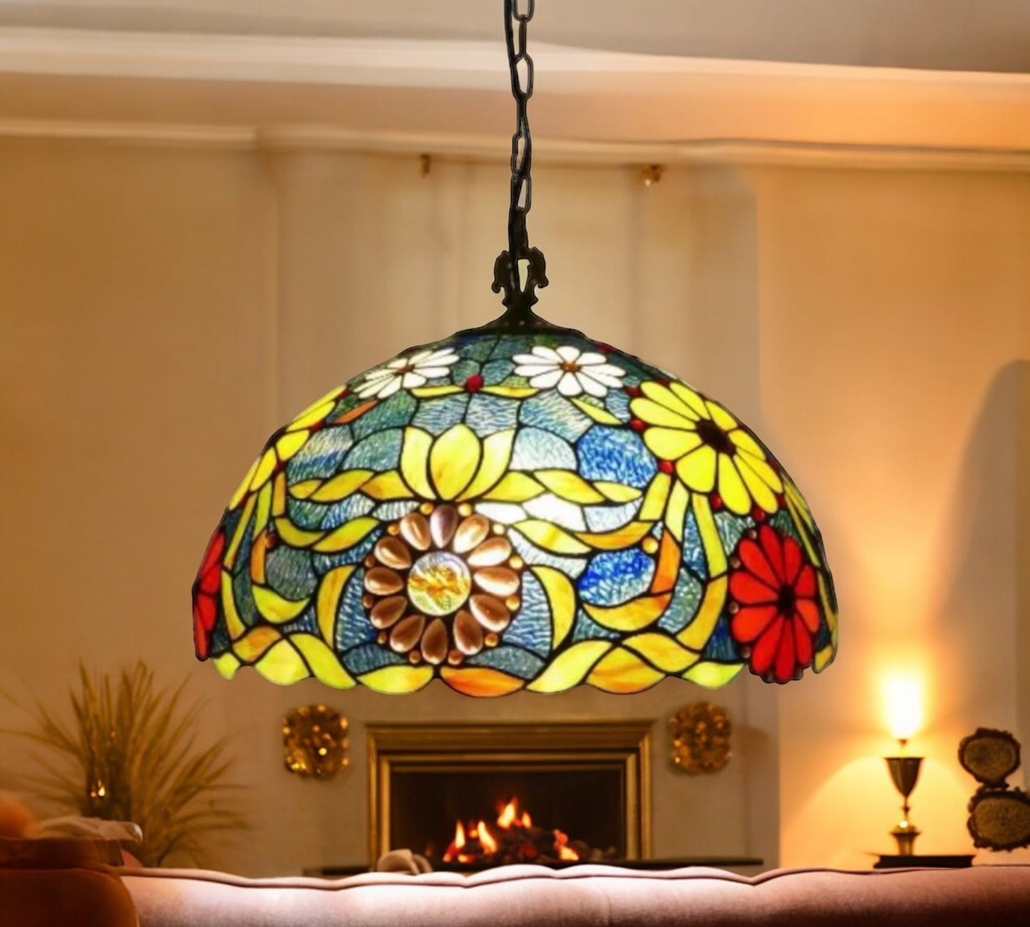 Tiffany Pendant Lamp 40cm shade (16939P)