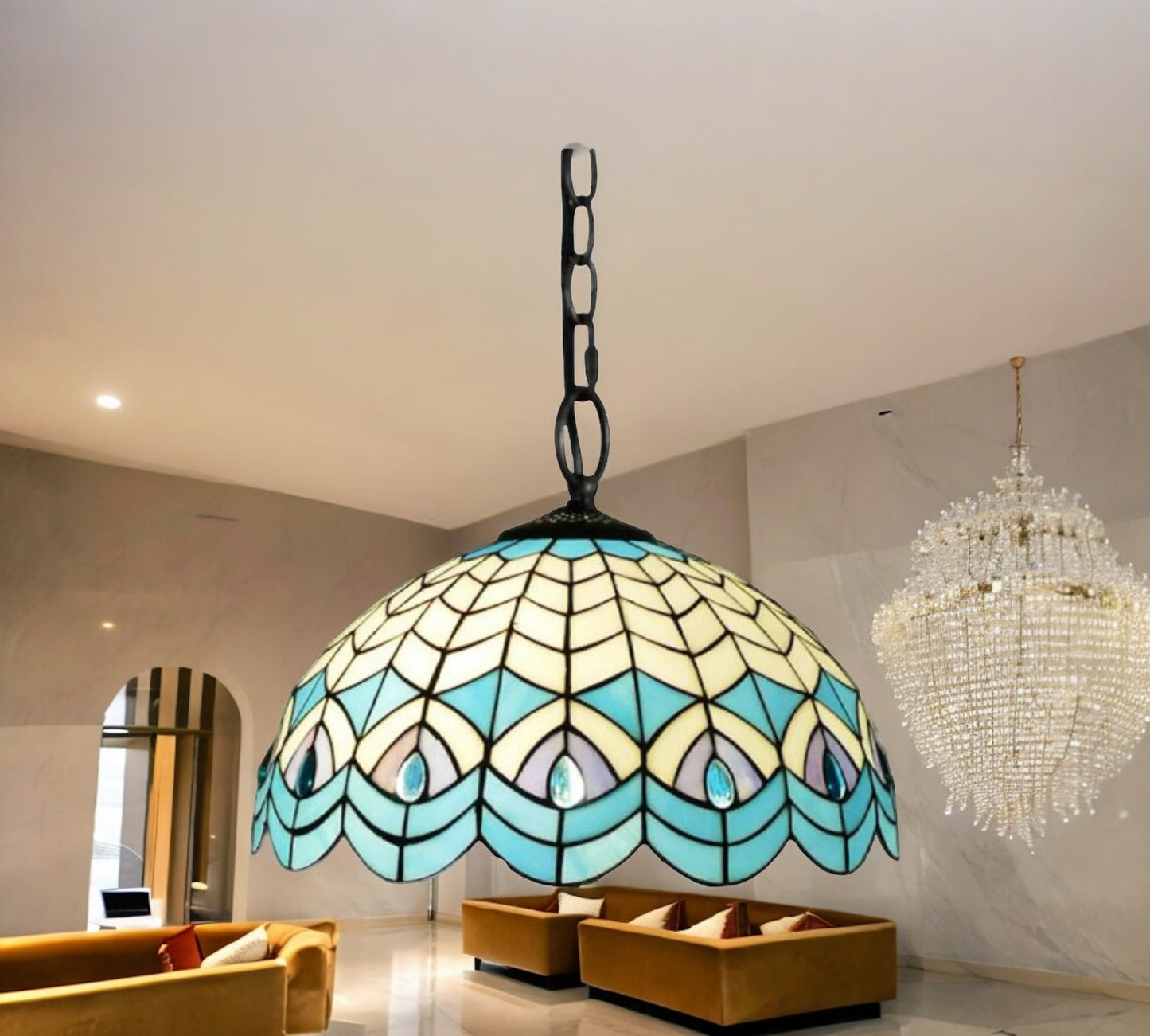 Tiffany Pendant Lamp 40cm shade (16119C)