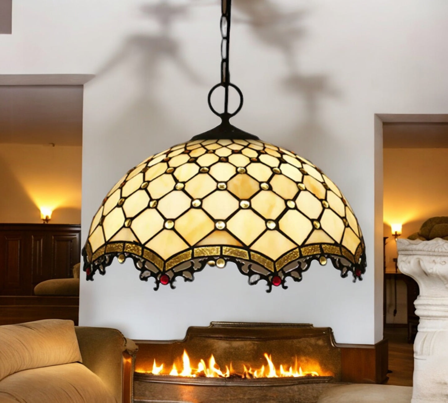 Tiffany Pendant Lamp 40cm shade (16058C)