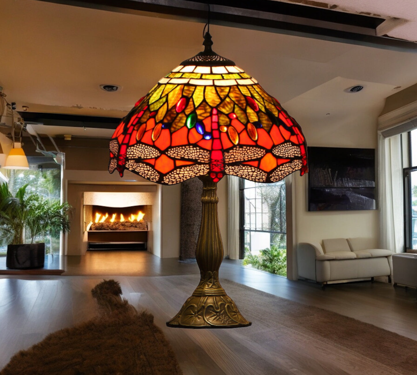 Tiffany Table Lamp (12076T)