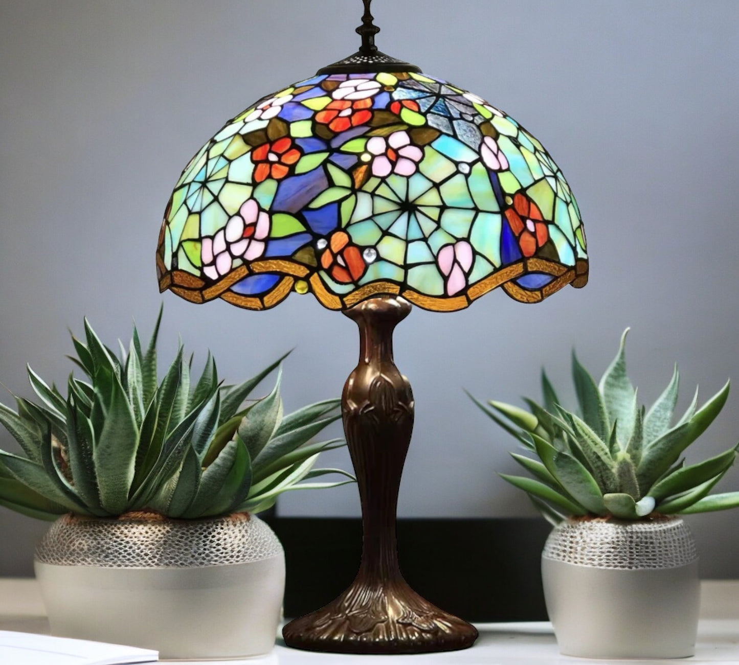 Tiffany Table Lamp 40cm Shade (13001B)