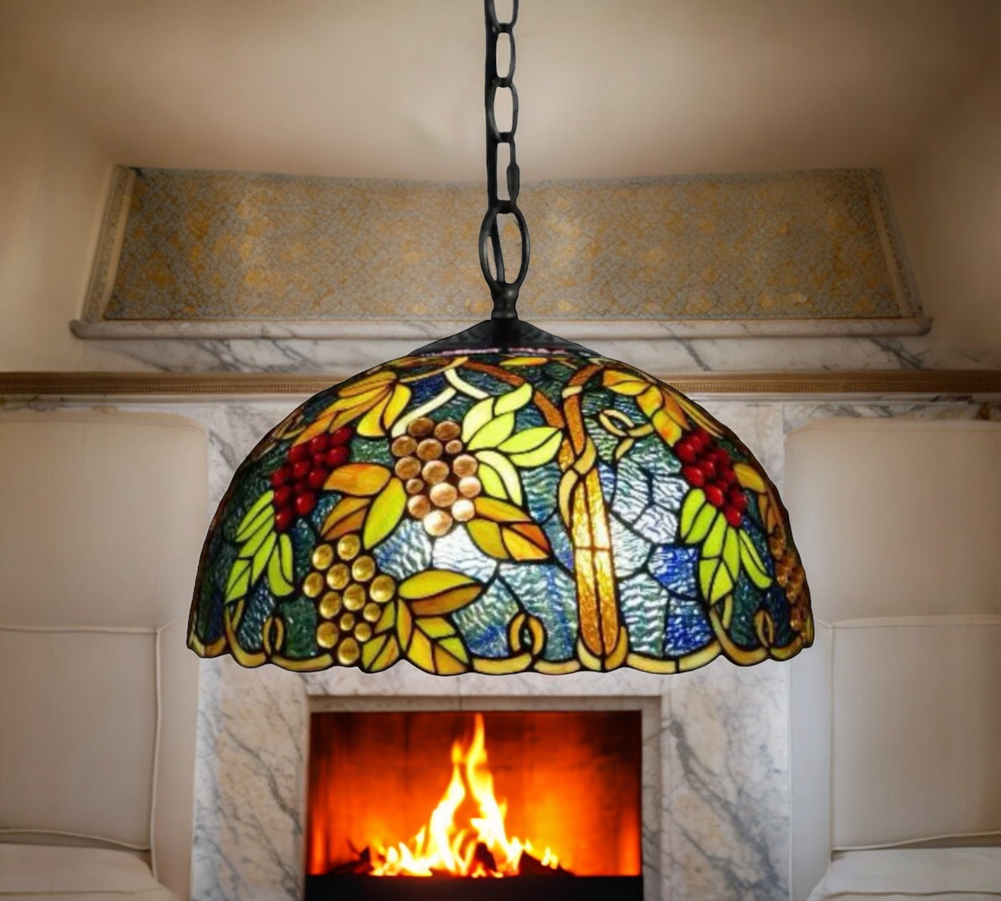 Tiffany Pendant Lamp 40cm shade (16937C)