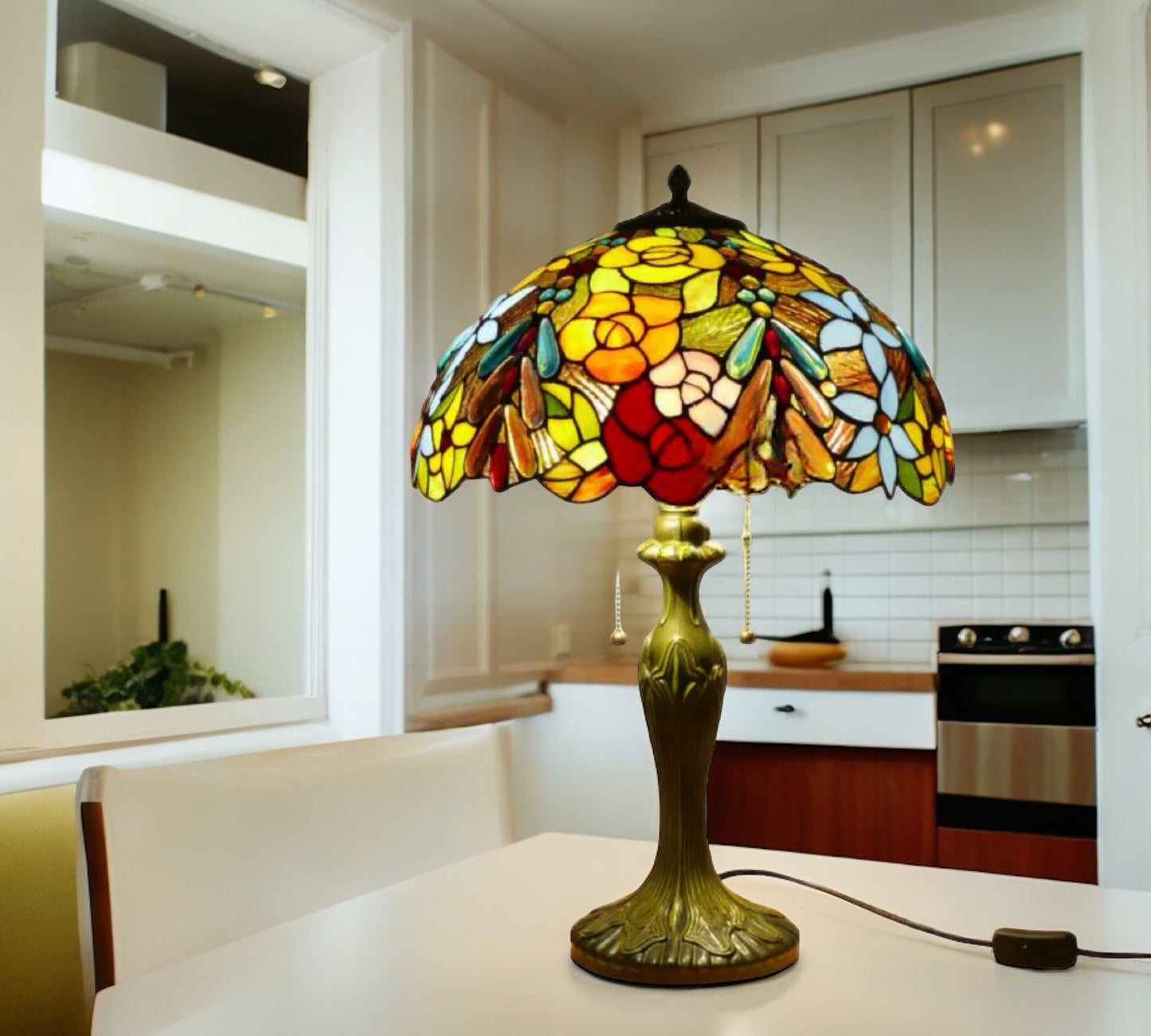 Tiffany Table Lamp 40cm Shade (15016)