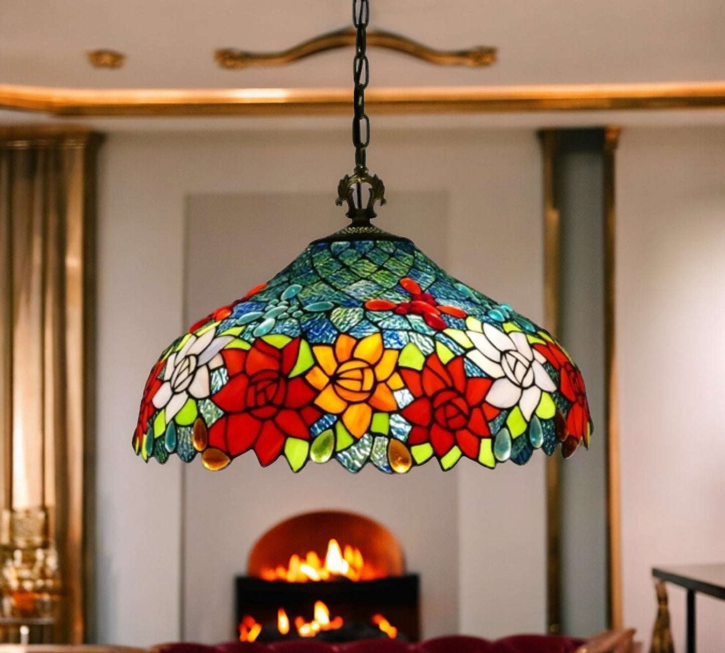 Tiffany Pendant Lamp 40cm shade (16110C)