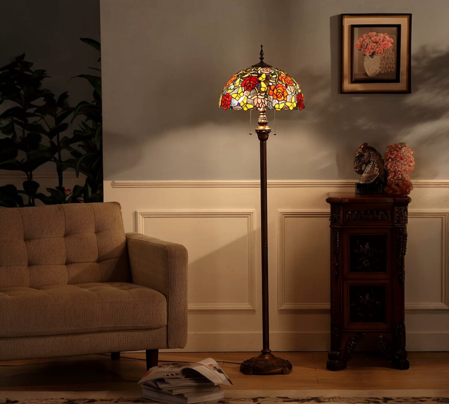 Tiffany Floor Lamp (16074)