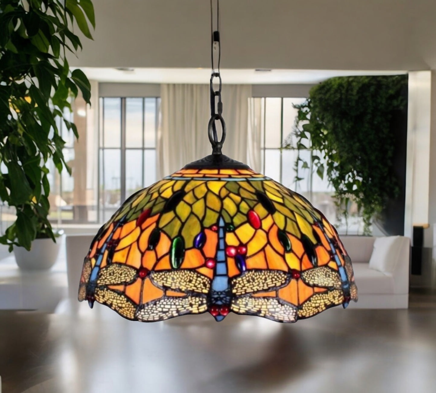 Tiffany Pendant Lamp 40cm shade (16034C)