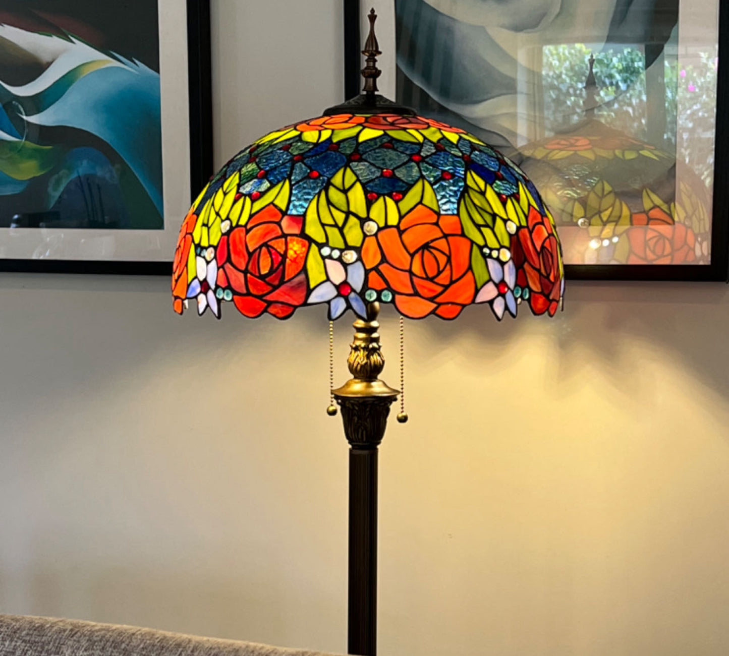 Tiffany Floor Lamp (16113)