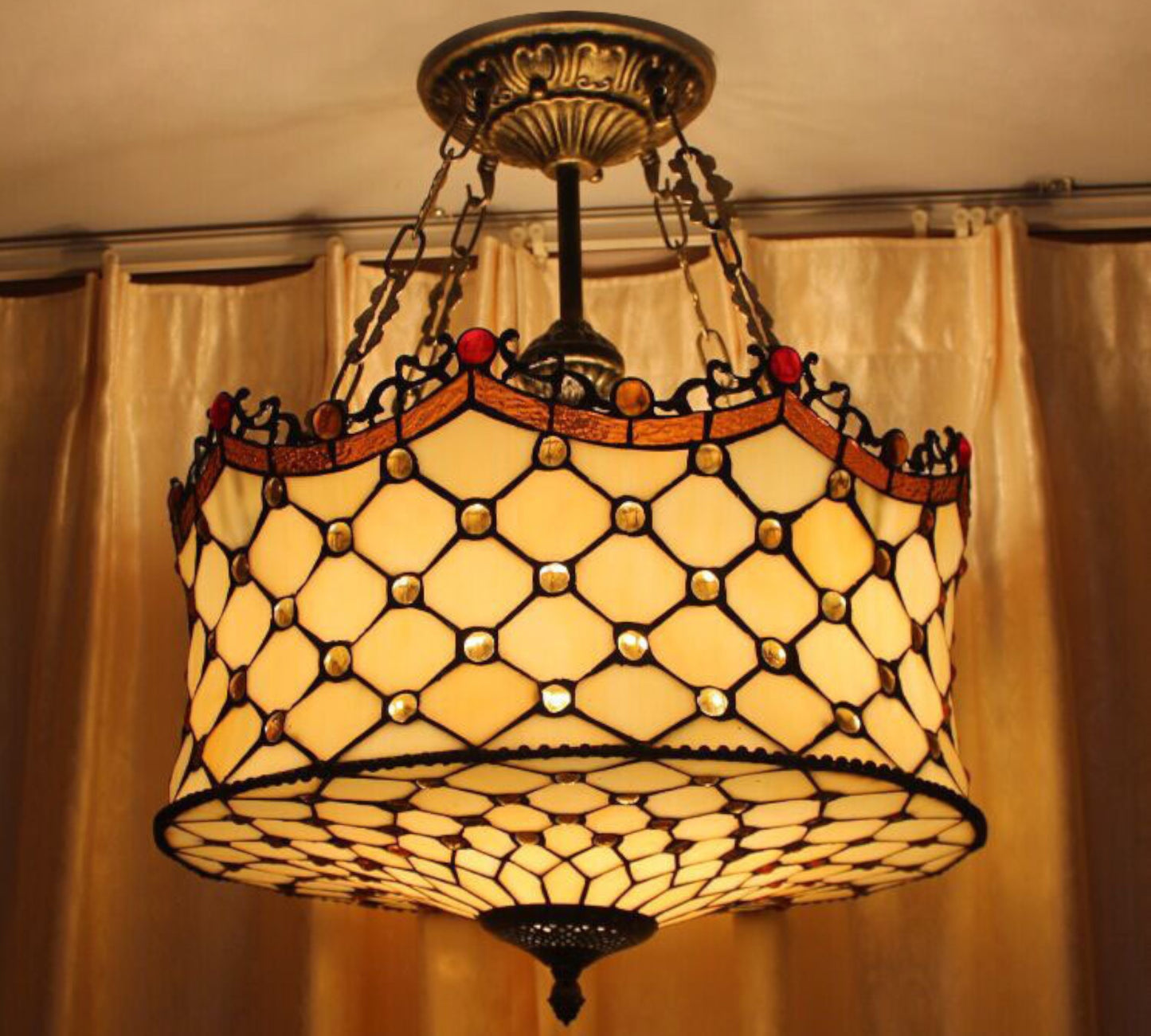 Tiffany Pendant Lamp 46cm shade (19009CR)