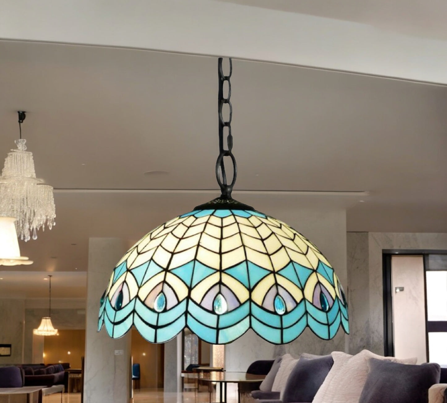 Tiffany Pendant Lamp 40cm shade (16119C)