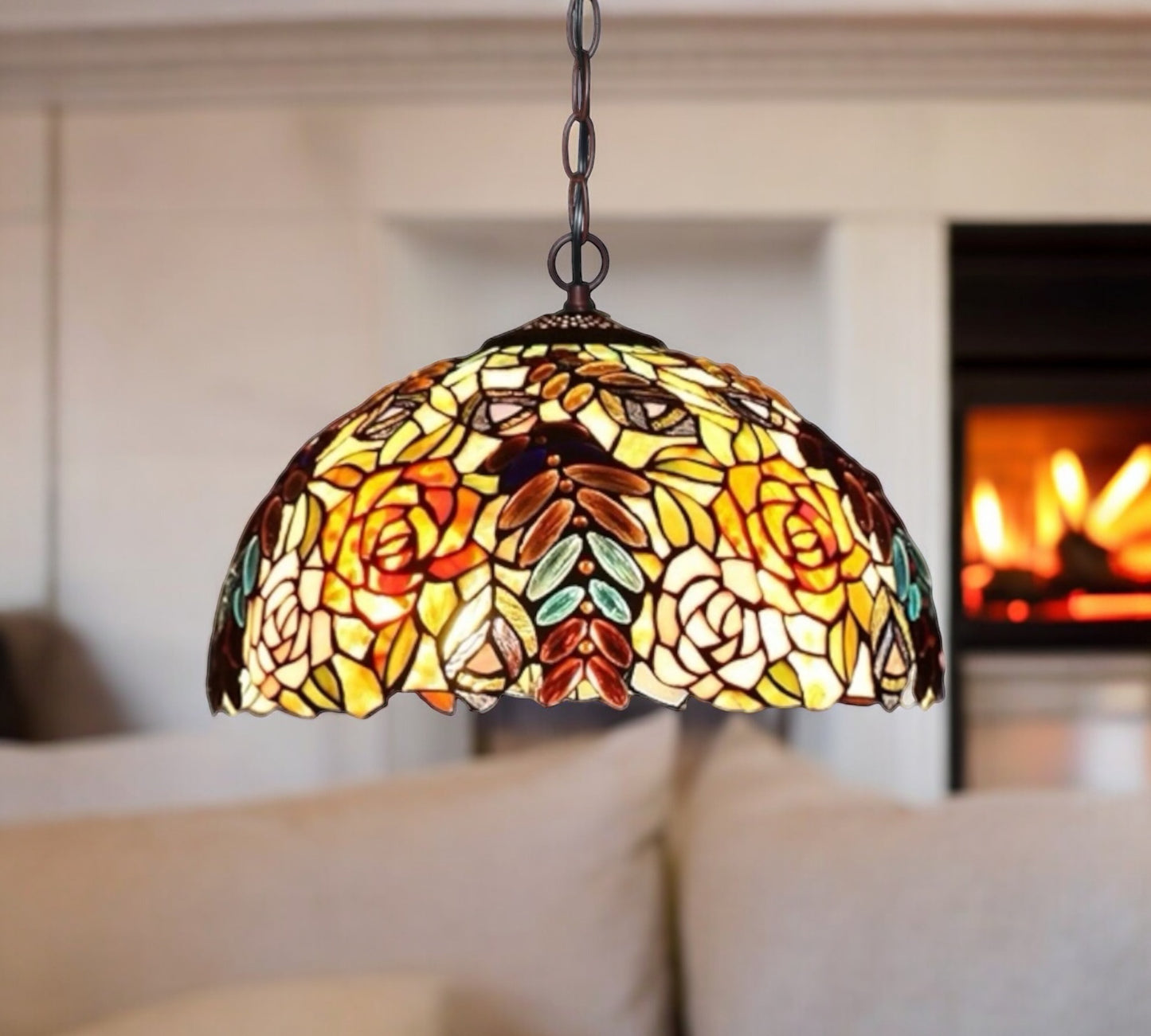 Tiffany Pendant Lamp 40cm shade (16071C)