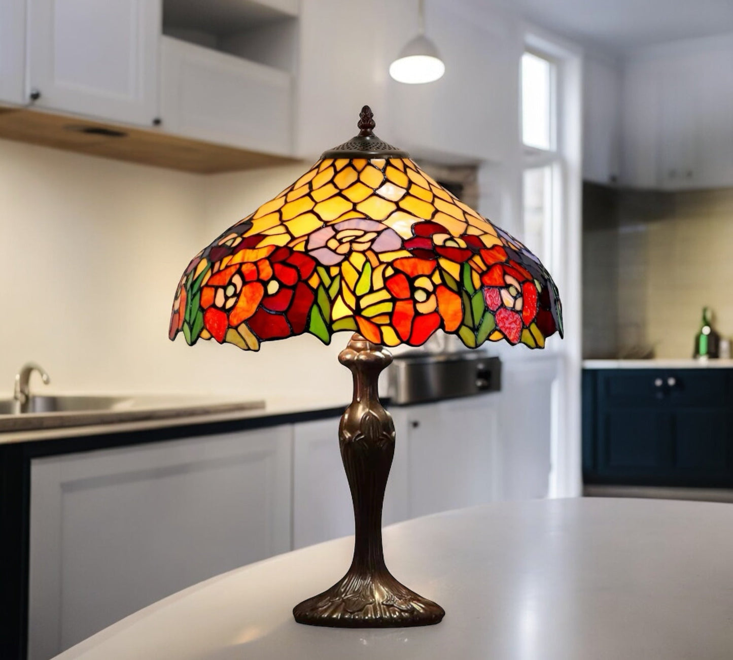 Tiffany Table Lamp 40cm Shade (15026)