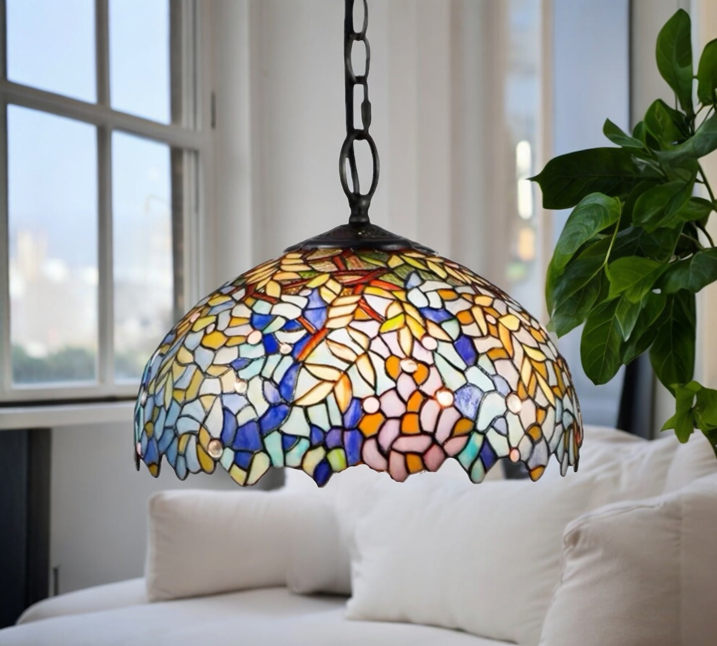 Tiffany Pendant Lamp 40cm shade (16038C)