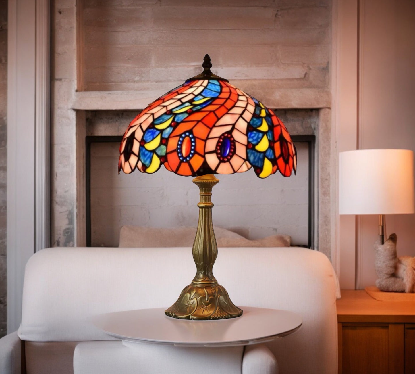 Tiffany Table Lamp (12705)