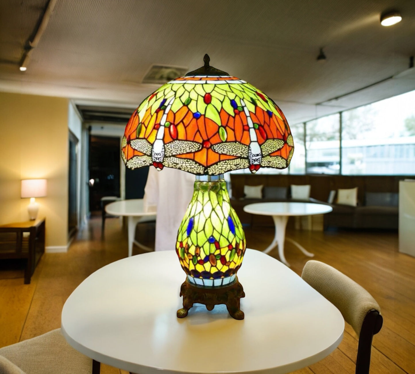 Tiffany Table Lamp (12076D)