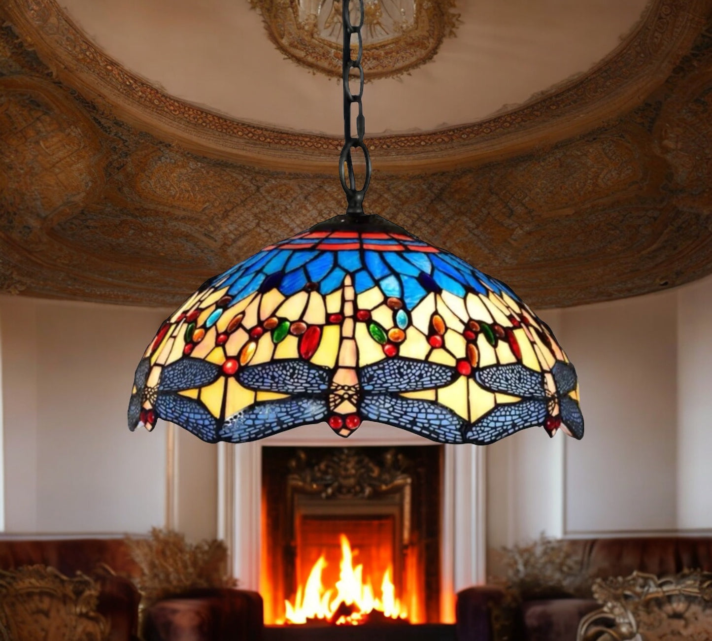 Tiffany Pendant Lamp 40cm shade (16033C)