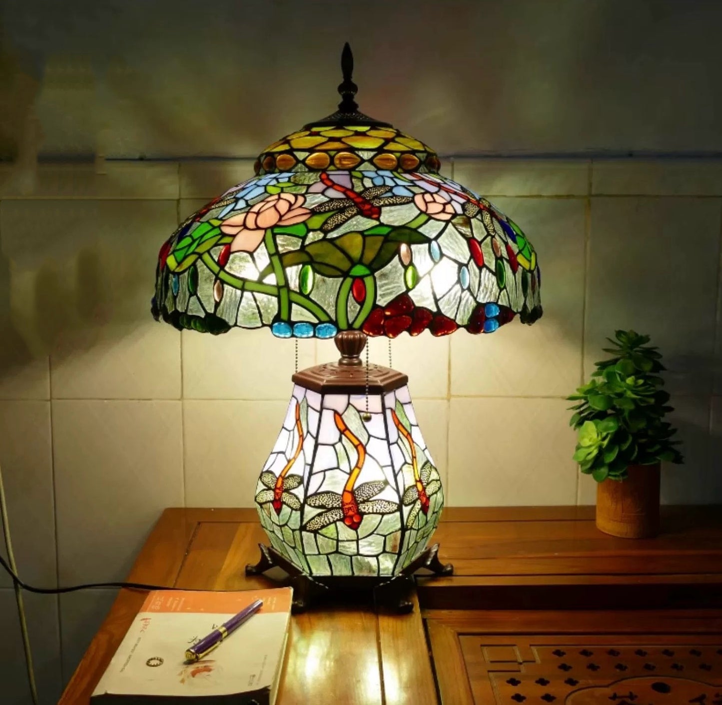 Tiffany X-Large Table Lamp 46cm Shade (19003H)