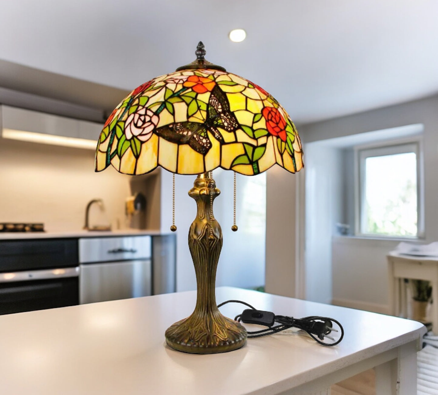 Tiffany Table Lamp 40cm Shade (15044)