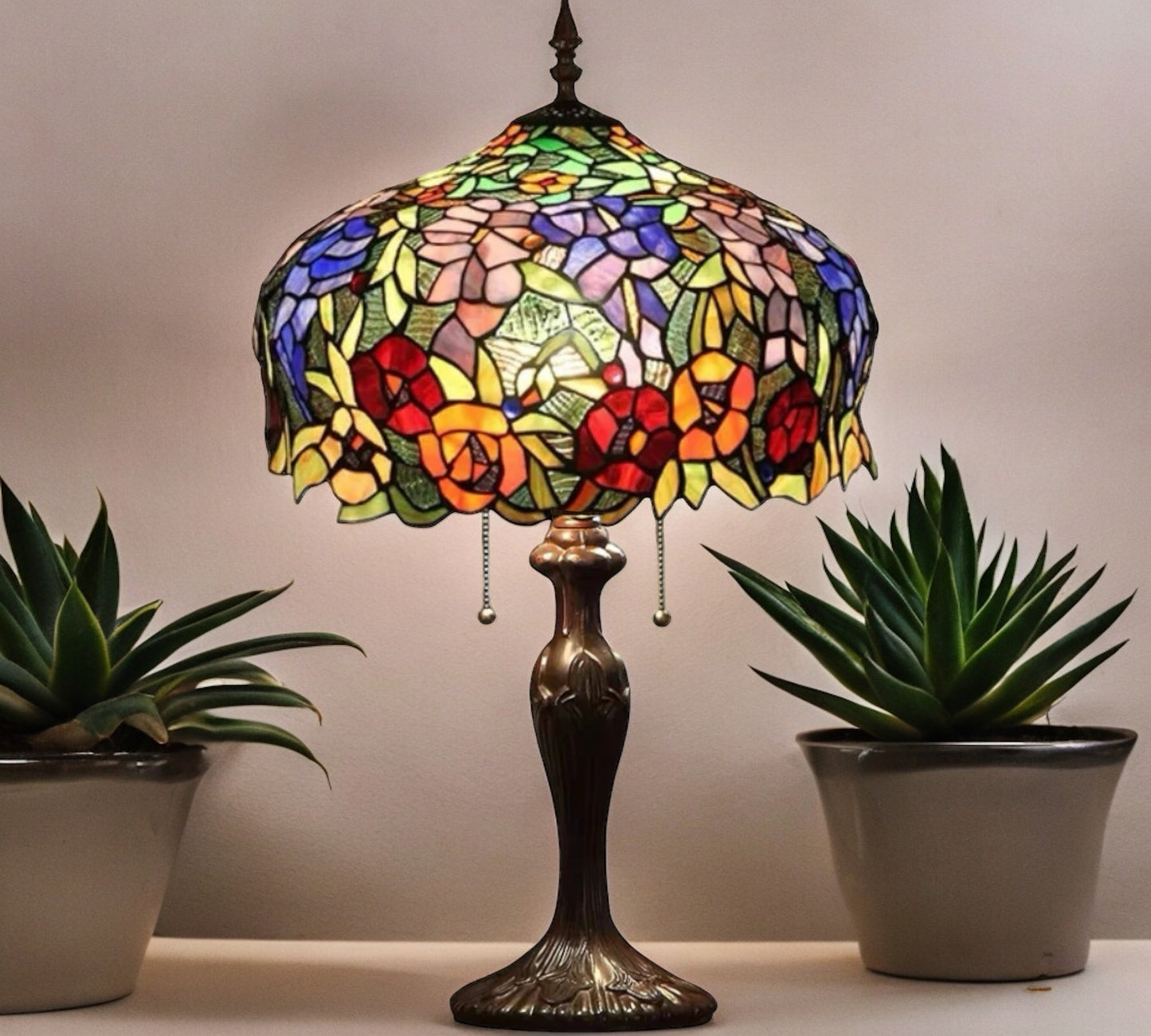 Tiffany X-Large Table Lamp 46cm Shade (19011T)