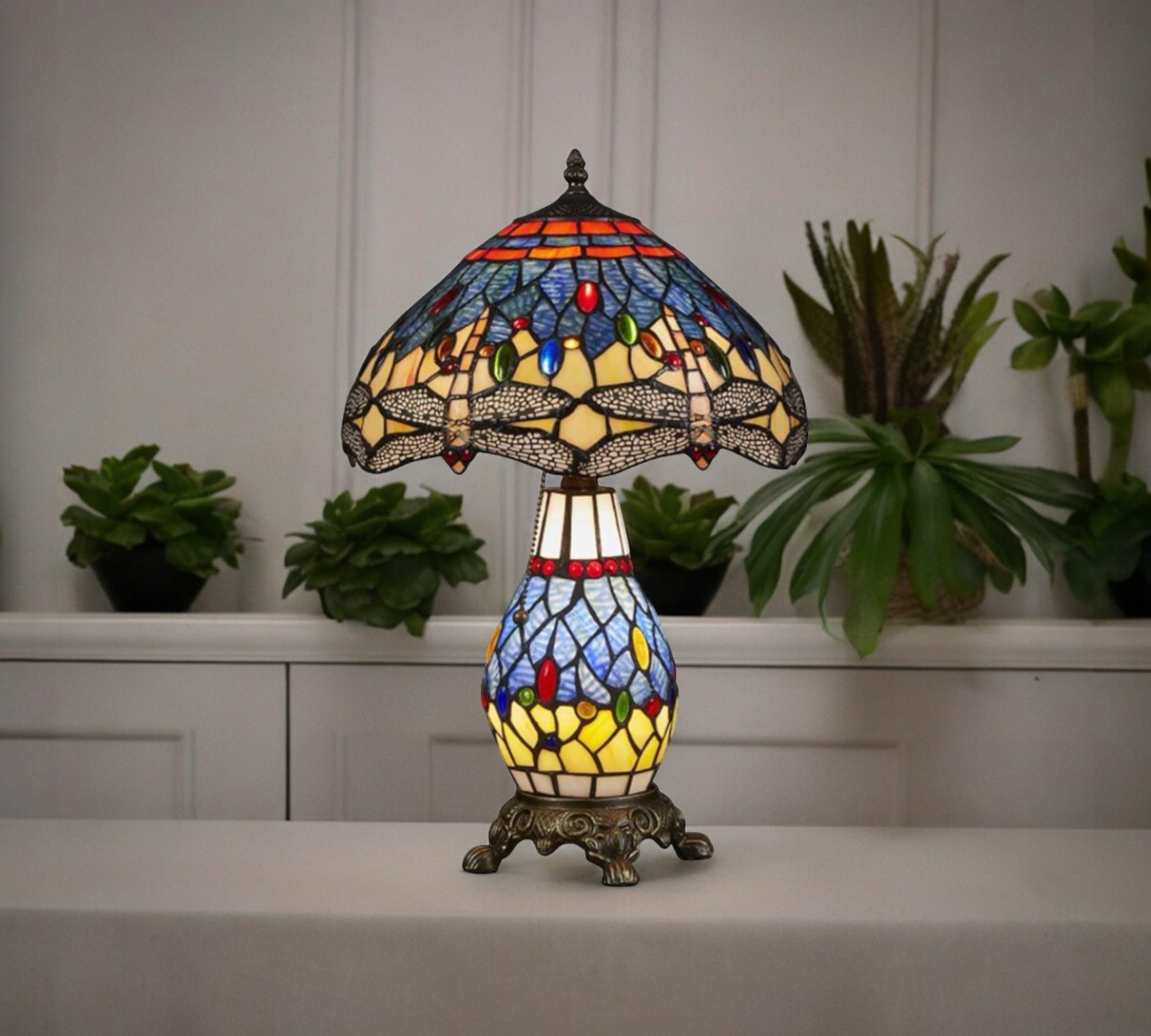 Tiffany Table Lamp (12076B)