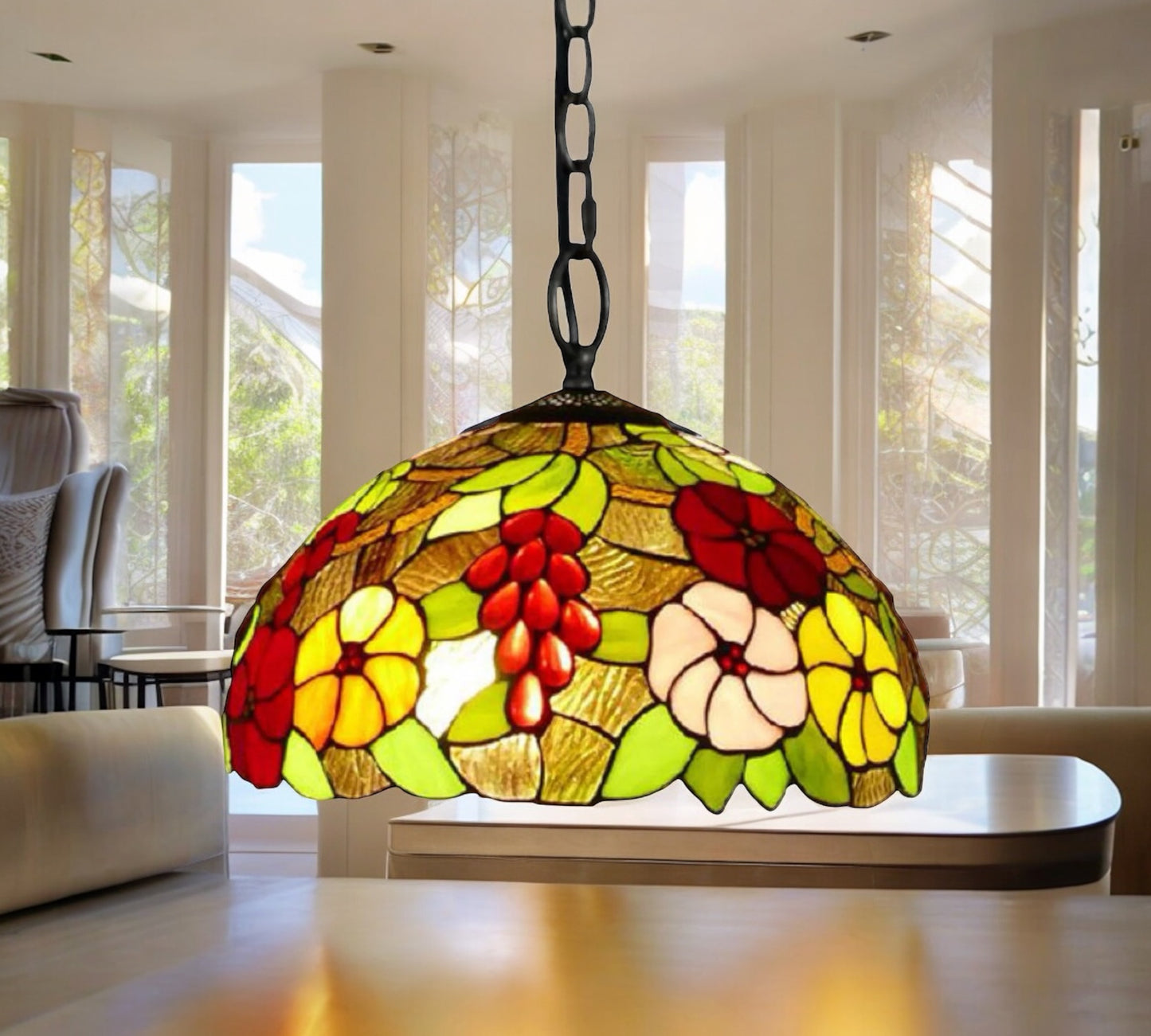 Tiffany Pendant Lamp 40cm shade (16115C)