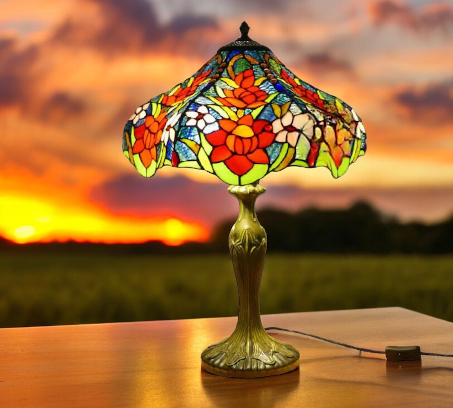 Tiffany Table Lamp 40cm Shade (15035)