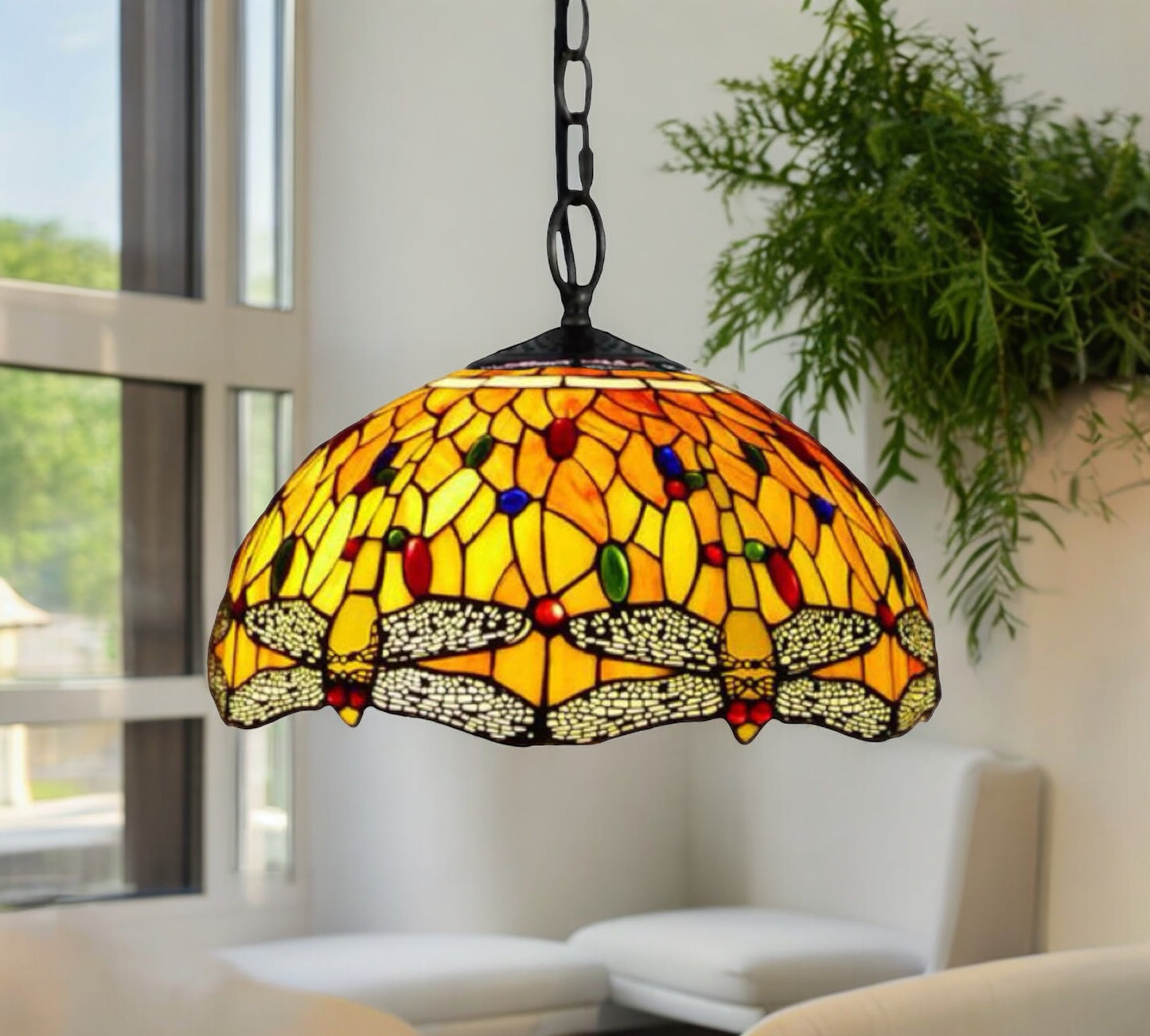 Tiffany Pendant Lamp 40cm shade (16035C)