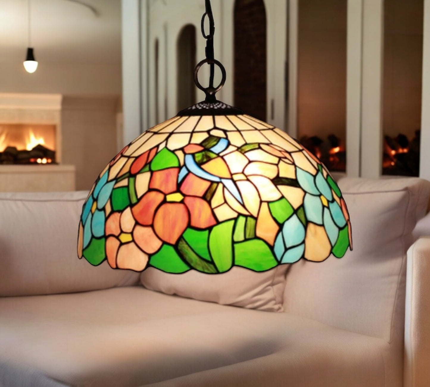 Tiffany Pendant Lamp 40cm shade (16027C)