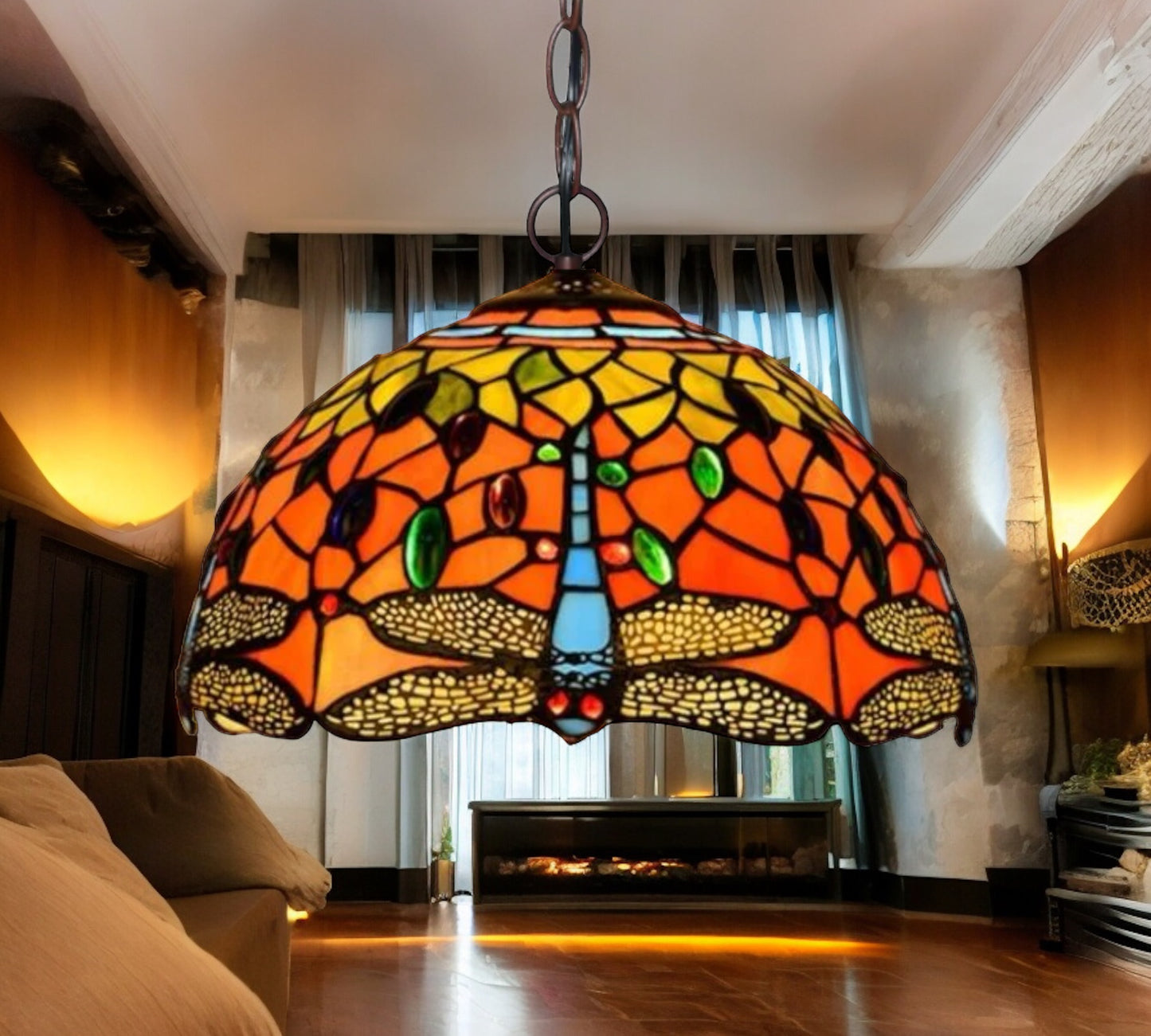 Tiffany Pendant Lamp 30cm shade (12062C)