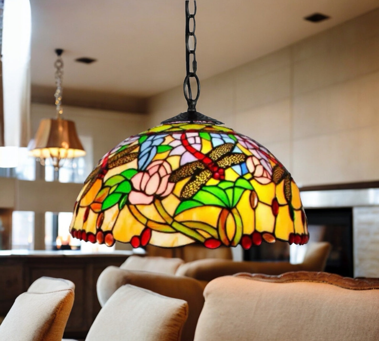 Tiffany Pendant Lamp 40cm shade (16941C)