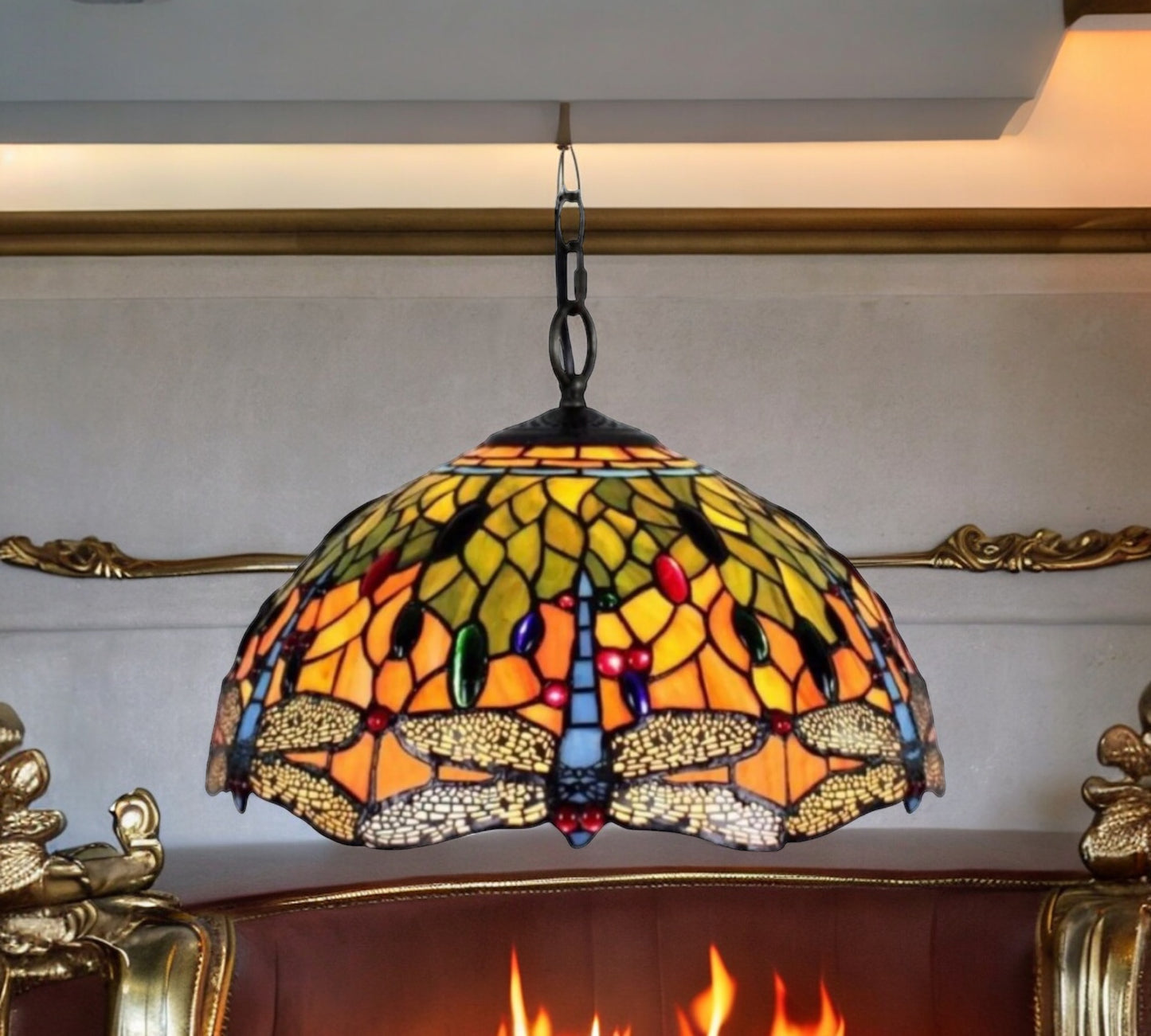 Tiffany Pendant Lamp 40cm shade (16034C)