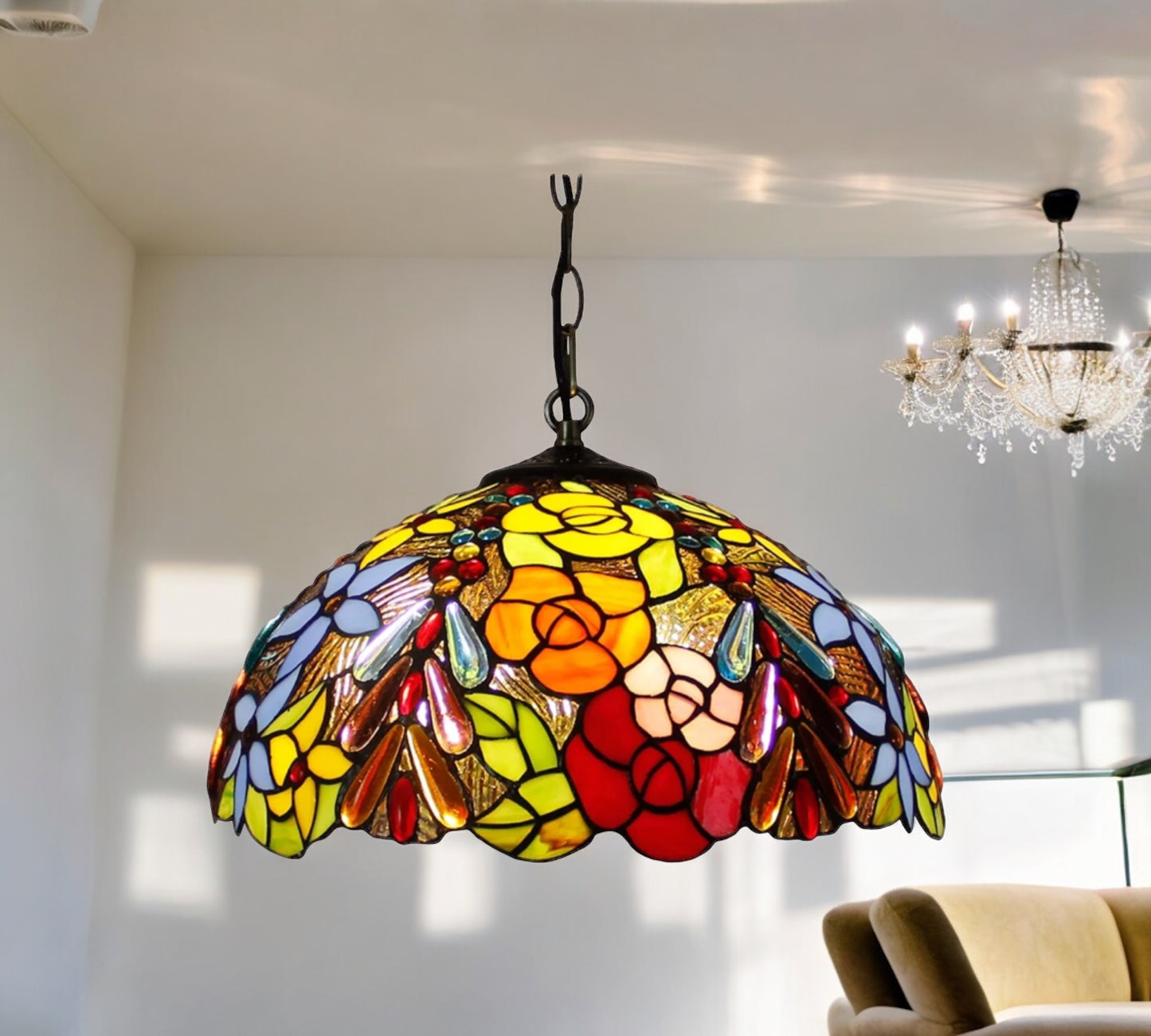 Tiffany Pendant Lamp 40cm shade (15016C)