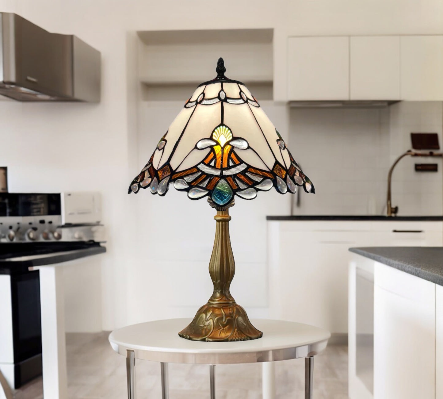 Tiffany Table Lamp (12001W)