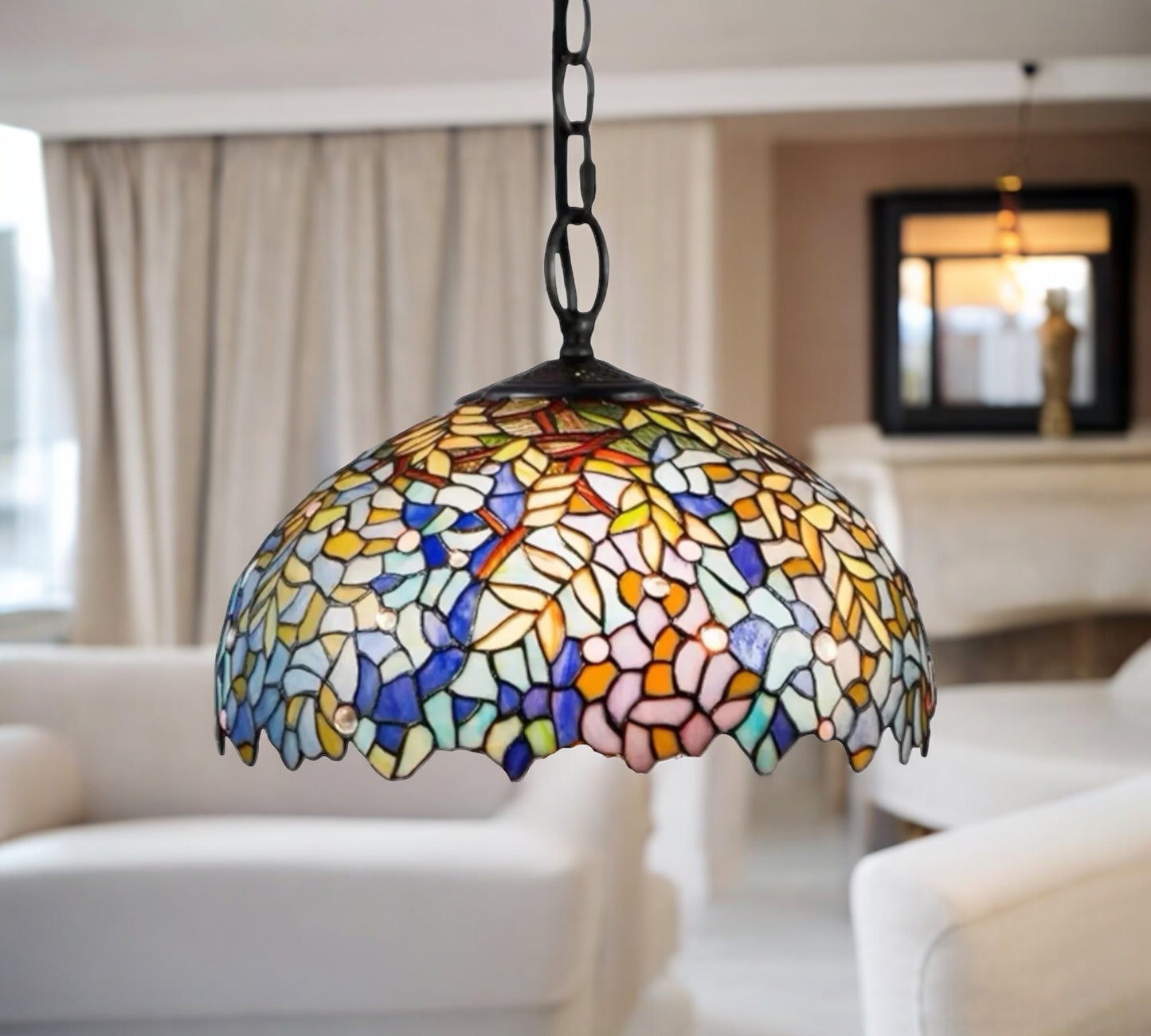 Tiffany Pendant Lamp 40cm shade (16038C)