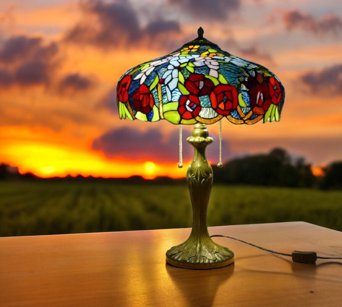 Tiffany Table Lamp 40cm Shade (15034)