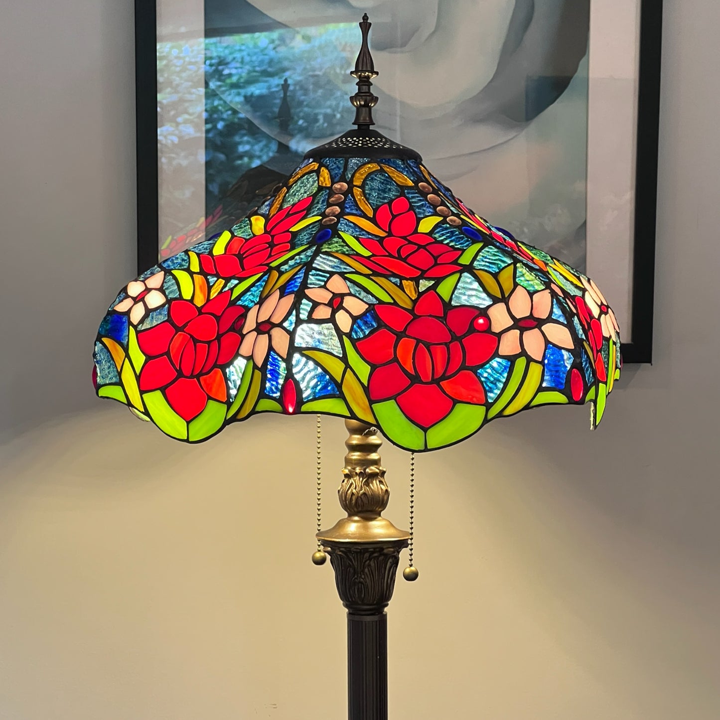 Tiffany Floor Lamp (16118)