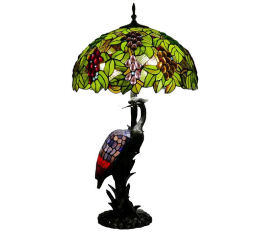 Tiffany Juicy Grape Table Lamp 50cm Shade (15068)