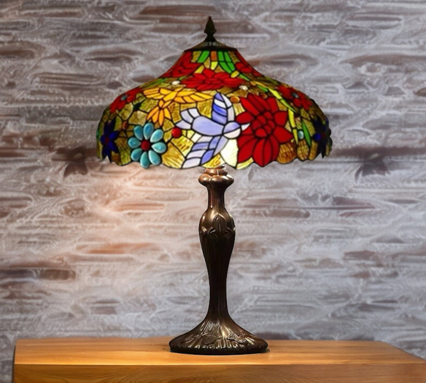 Tiffany Table Lamp 40cm Shade (15061)