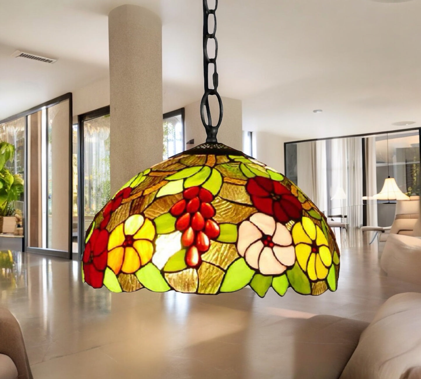 Tiffany Pendant Lamp 40cm shade (16115C)