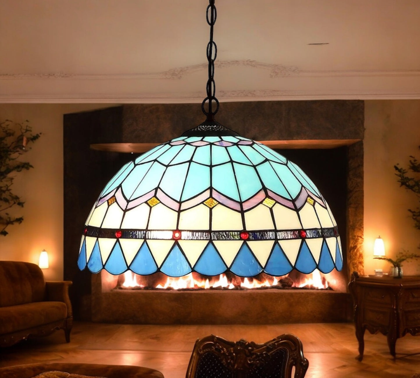 Tiffany Pendant Lamp 40cm shade (16101C)